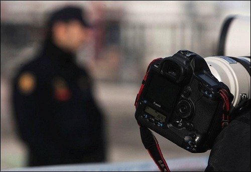 La inseguridad para un fotógrafo en la calle